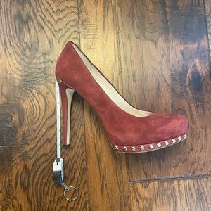 Michael Kors 5 inch suede heels